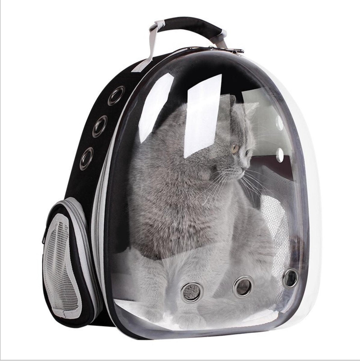 SAC À DOS POUR MINI CHIEN ET CHATS IMPERMÉABLE NOIR