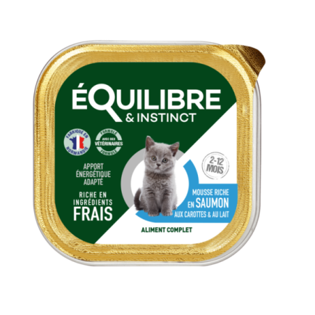 EQUILIBRE BARQUETTE MOUSSE POUR CHATON 85 GR