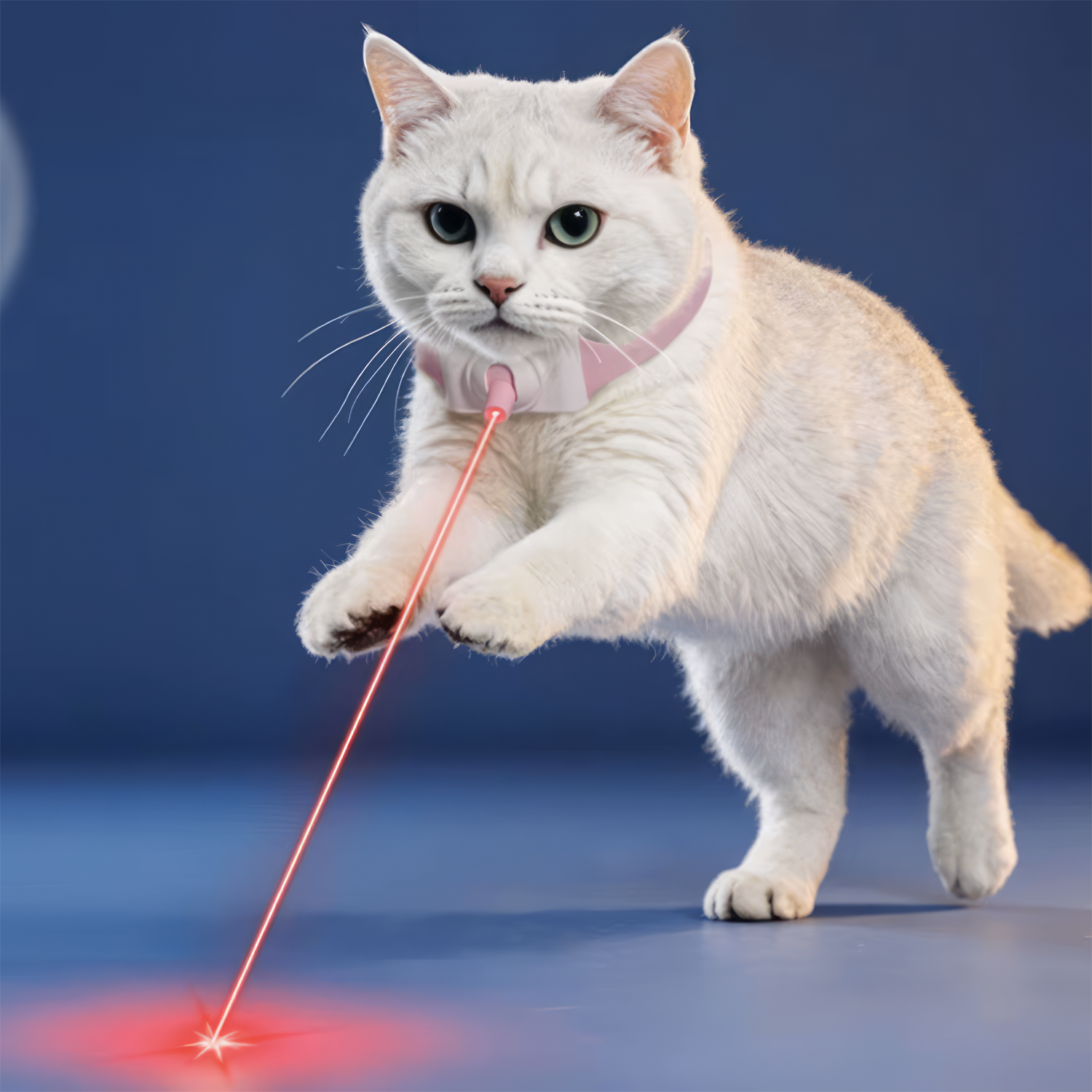 COLLIER INTRACTIF AVEC LAZER INTEGRE POUR CHAT