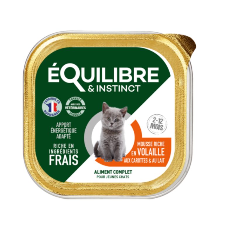 EQUILIBRE BARQUETTE MOUSSE POUR CHATON 85 GR