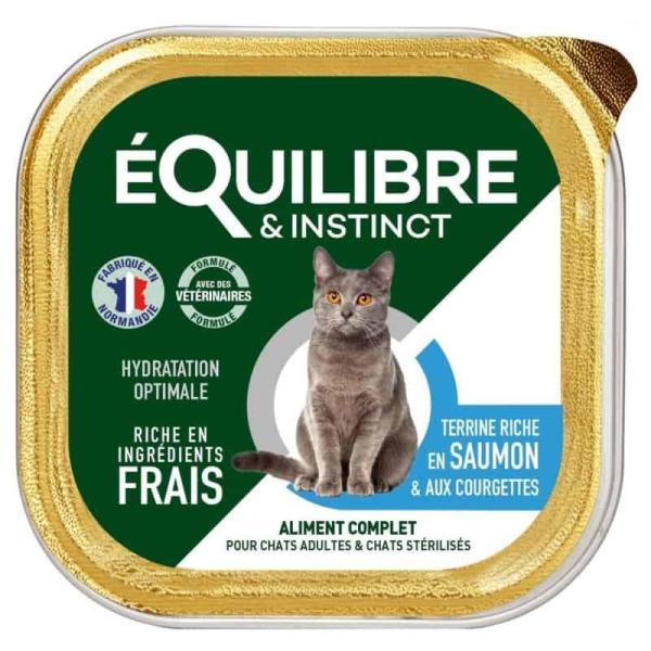 EQUILIBRE BARQUETTE PATE POUR CHAT 85GR