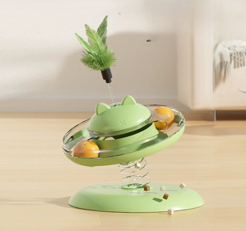 OKEYPETS NOUVEAU PLATEAU TOURNANT DISTRIBUTEUR DE FRIANDISE