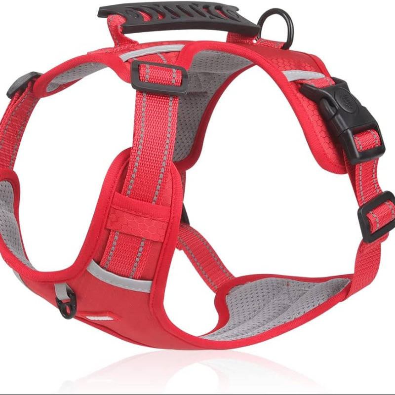 HARNAIS POUR CHIEN EN ROUGE