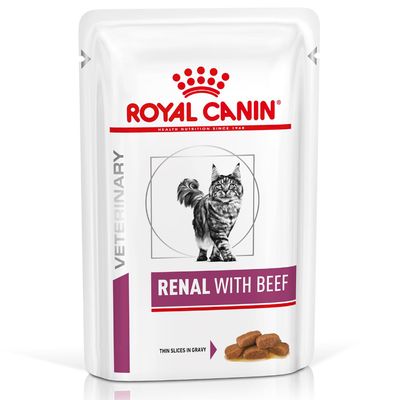 Royal Canin Veterinary Renal en sauce bœuf pour chat