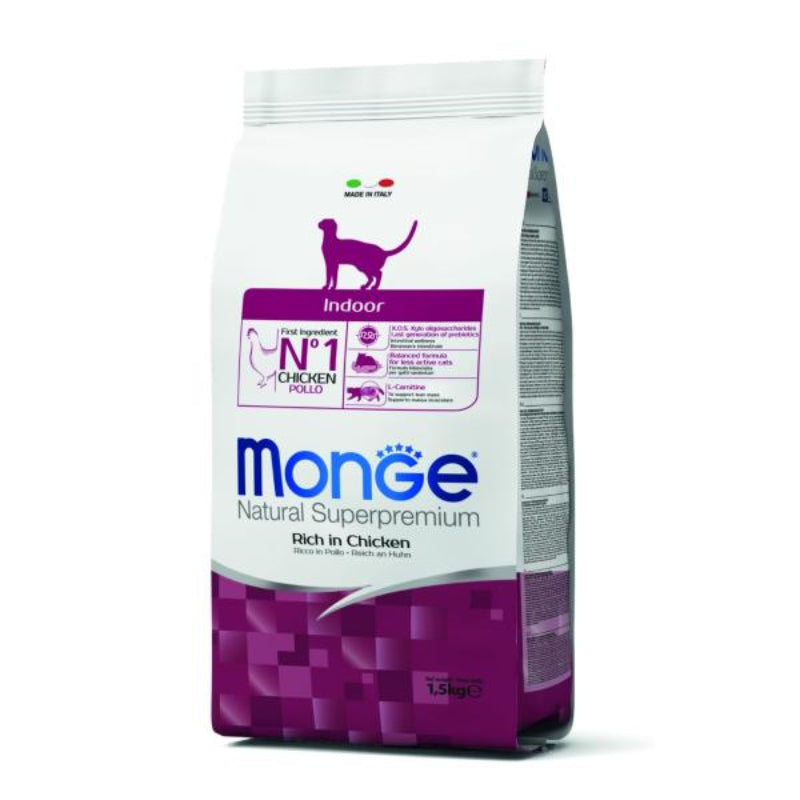 MONGE - CROQUETTE CHAT INDOOR AU POULET