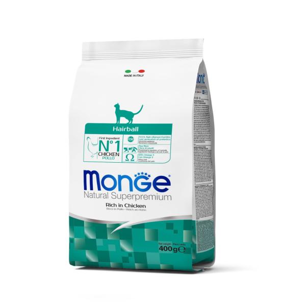 MONGE - CROQUETTE CHAT HAIRBALL AU POULET