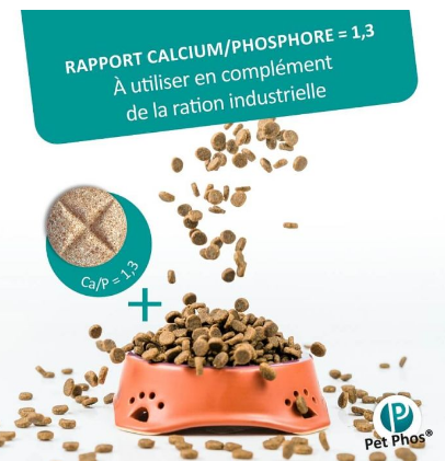 PET-PHOS - CROISSANCE  Ca/P : 1,3 - 100 PCS