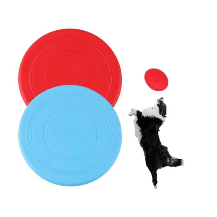 Frisbee Souple En Silicone Pour Chien - Disque Volant Flottant - Jouet Récupération