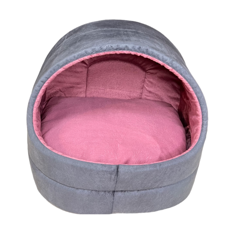 Niche Pour Chat Douce Et Chaude - Lit Dôme Lavable Avec Poignée - Pour Chaton, Chiot, Intérieur/extérieur - Hiver