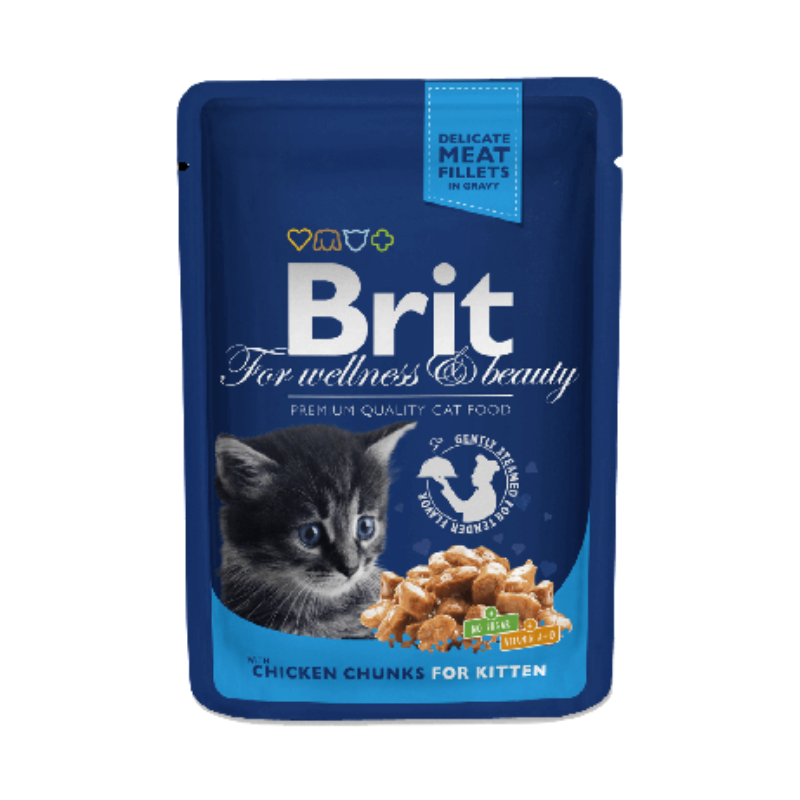 POCHON BRIT PREMIUM POUR CHATON 100G