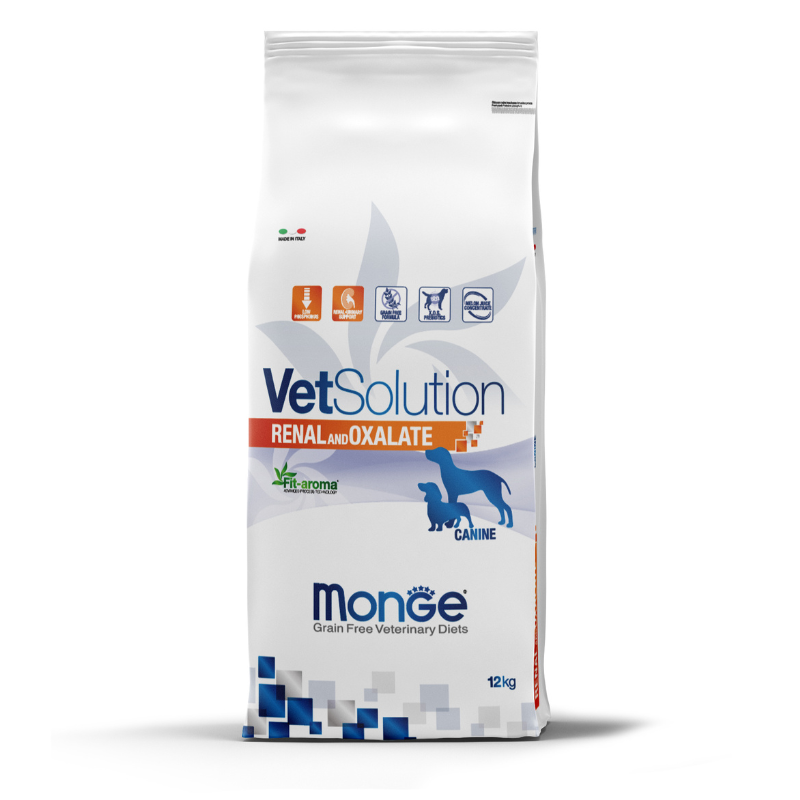 MONGE VET - CROQUETTE RENAL & OXALATE POUR CHIEN 12 KG