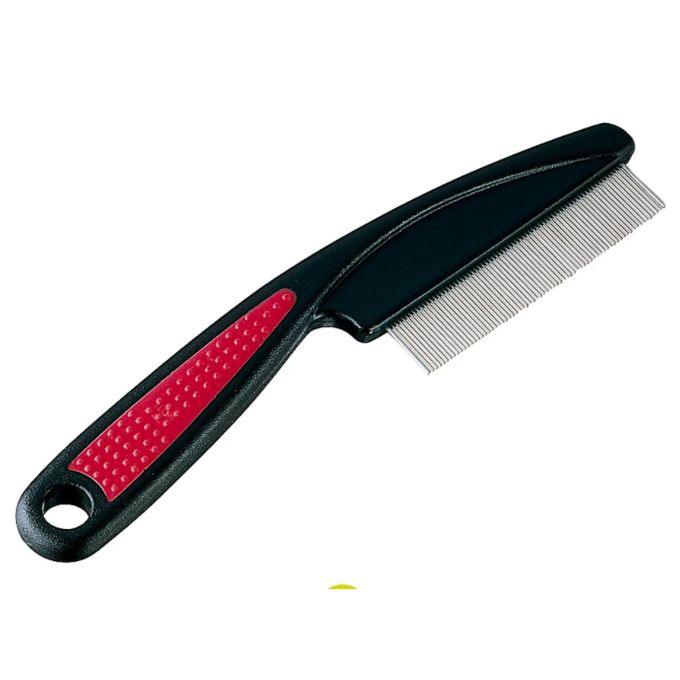 Peigne Small avec dents chromées pour chats et chiens