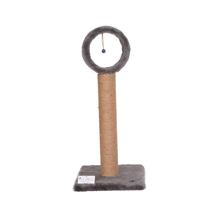 POTEAU A GRIFFER POUR CHAT GRIS