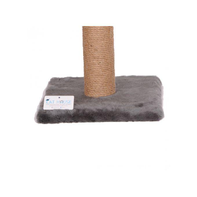 POTEAU A GRIFFER POUR CHAT GRIS