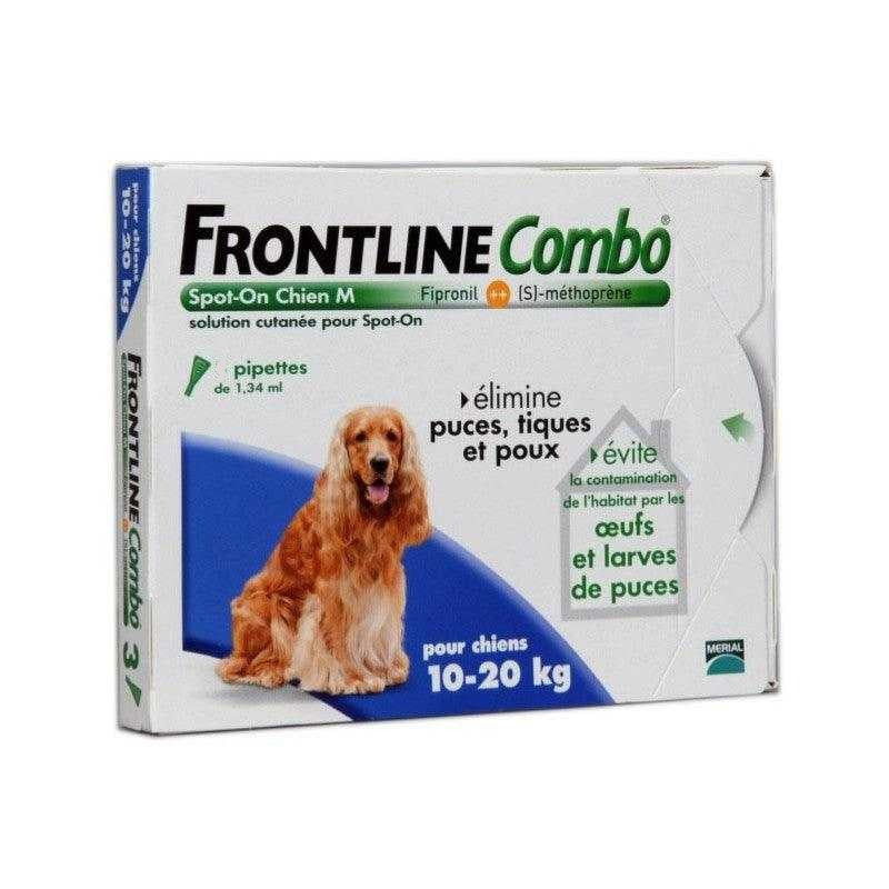 Frontline Combo Pipette Chien 10-20 kg Anti-puces et Tiques - LOT DE 1